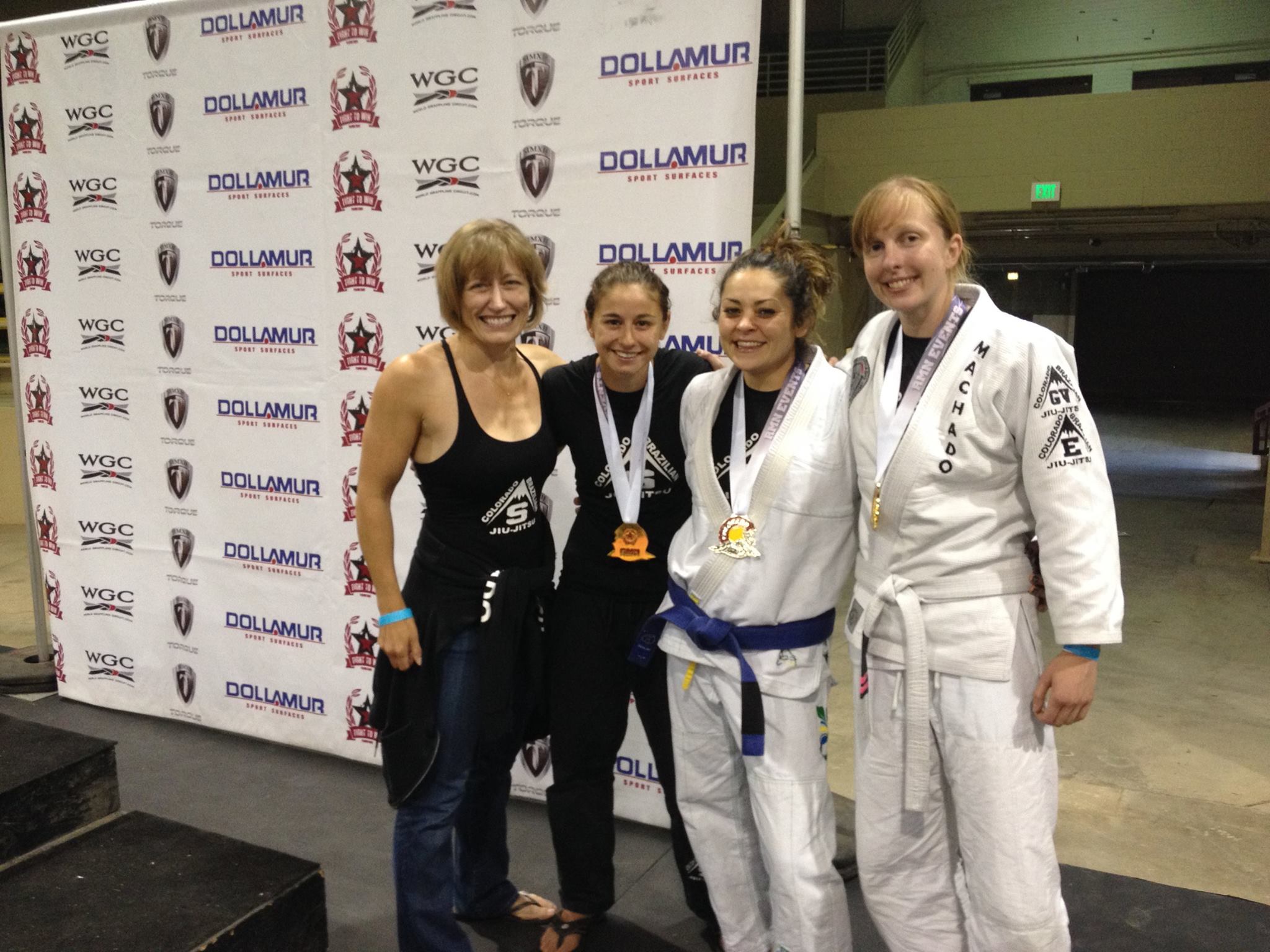 Fight To Win 2014 Colorado Open - CBJJ Stapleton Ladies Crew - Coach Teri Stewart - Rachel Ballard - Natalie DiNingrat - Shannon Shomo