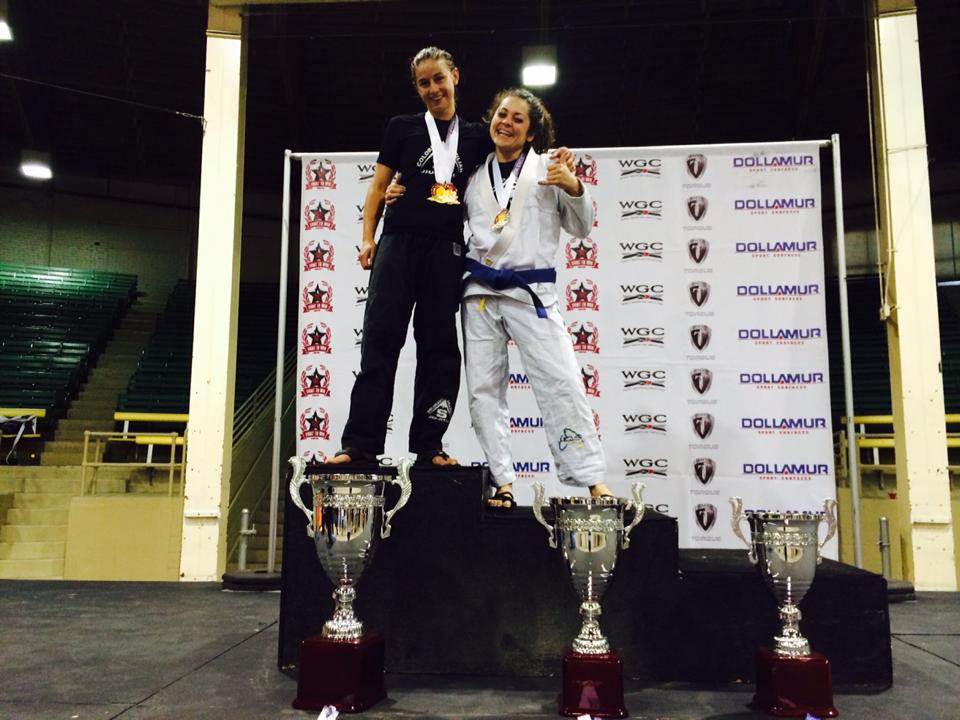 Fight To Win 2014 Colorado Open - Rachel Ballard - Natalie DiNingrat - Gold and Silver Medals - CBJJ Stapleton