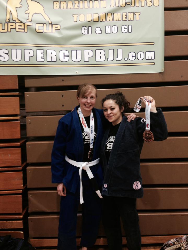 Natalie and Shannon - Medals all around - 03-29-2014 - Super Cup BJJ Tourney Colorado Springs